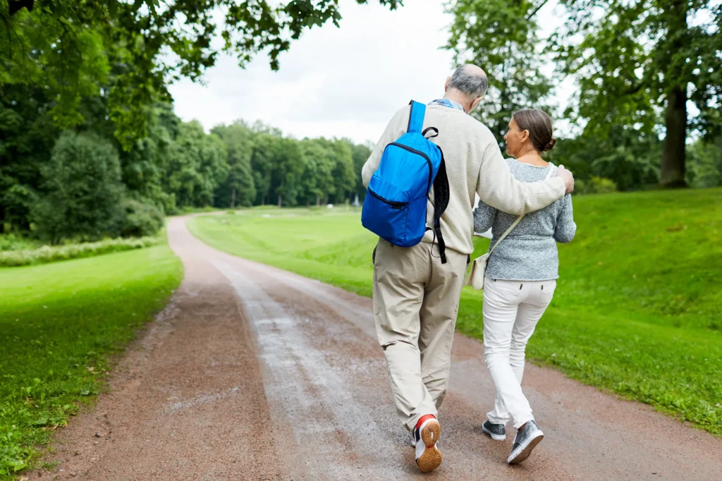 camminare al mattino